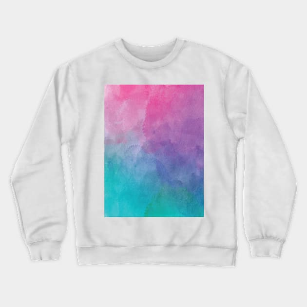 Cotton candy Crewneck Sweatshirt by aleibanez